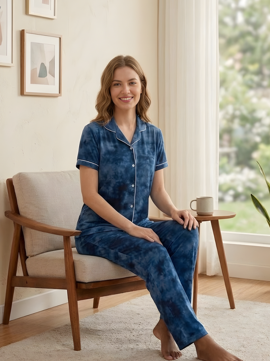 Women's Cotton Night Suite