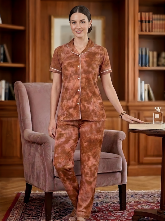 Women's Cotton Night Suite