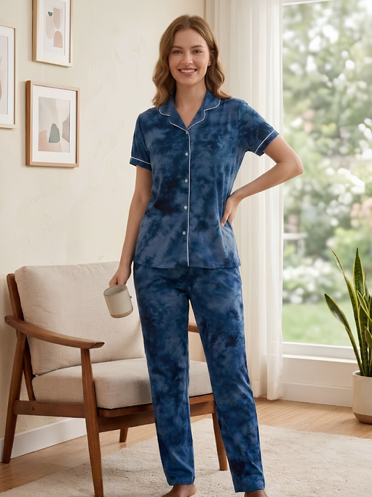 Women's Cotton Night Suite