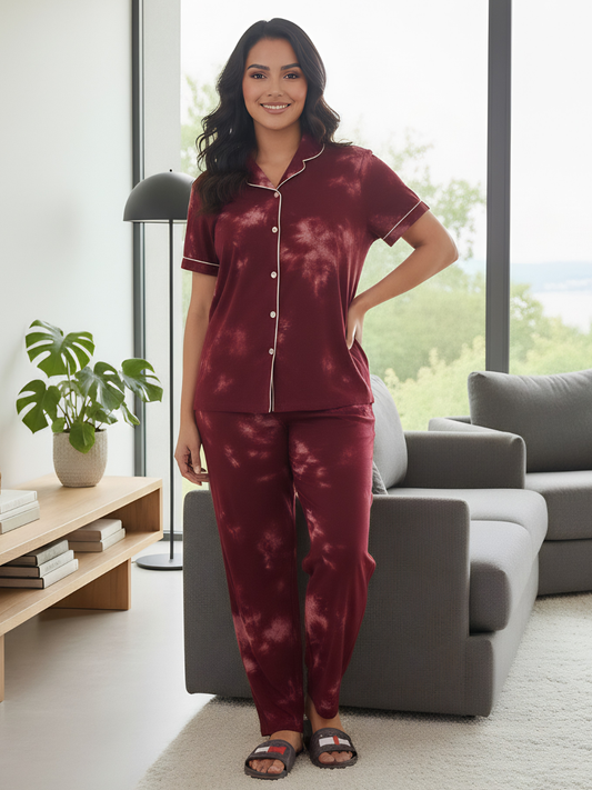 Women's Cotton Night Suite