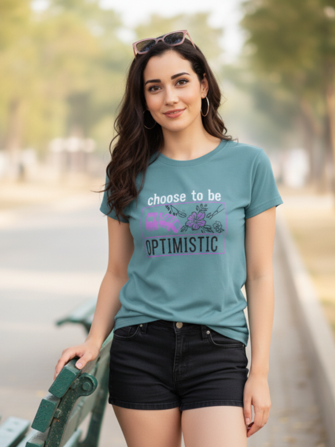 Women Printed Regular Fit T-Shirt